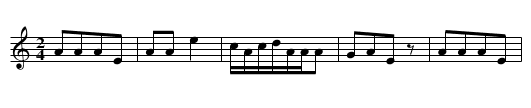 Tongnian ge - staff notation