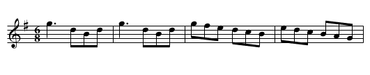 Top and Bottom.  JJo6.195 - staff notation