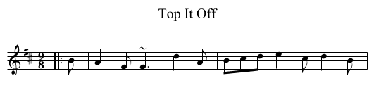 Top It Off - staff notation