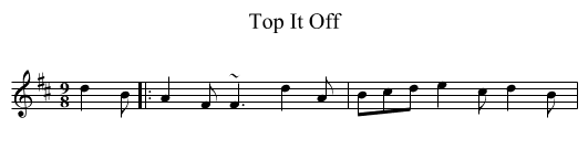 Top It Off - staff notation