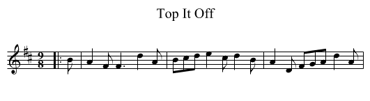 Top It Off - staff notation