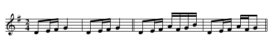 Torader Halling - staff notation