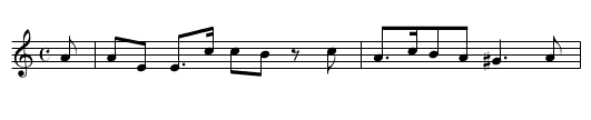 Toriad y Dydd - staff notation