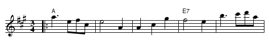 Toselli Serenata - staff notation