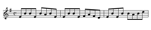 Toss the Feathers [1] - staff notation