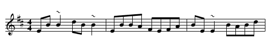 Toss the Feathers (Em Version) - staff notation