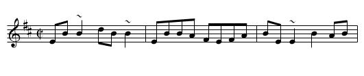 Toss the Feathers - staff notation
