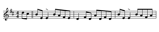 Touhey's Favorite Reel (#292) - staff notation