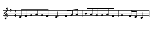 Tourdion - staff notation