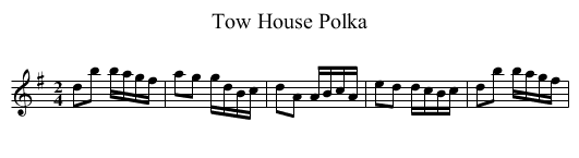 Tow House Polka - staff notation