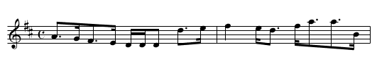 Traditional Strathspey - staff notation