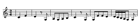 TRARIRO DER SOMMER DER IST DO - staff notation