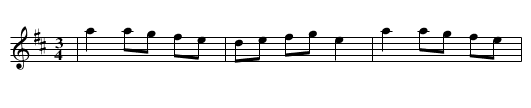 Träskodansen efter Per Nilsson Dahlberg - staff notation