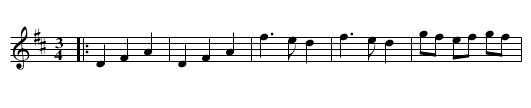 Träskovalsen - staff notation