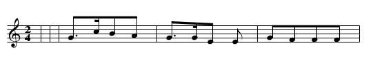 Trau di, liebe Margaret, wie oft hab ich dei Wiesla gmaeht - staff notation