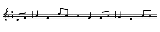 TRAUER TRAUER UEBER TRAUER - staff notation