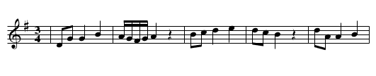 TRAURIG SEHEN WIR UNS AN - staff notation