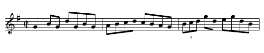 Traveller, The - staff notation