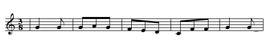Trepeletré - staff notation