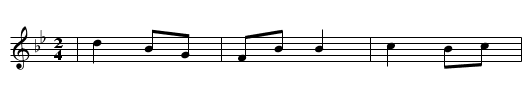 Treue Liebe (85), S. 229 - staff notation