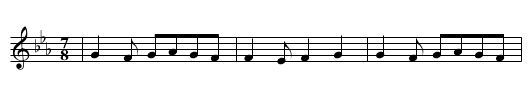Trgnala Rumjana - staff notation