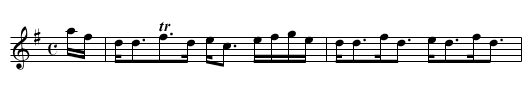 Tri Peanndin Shanndi Ghou - staff notation