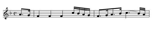 Triban Gwyr Morganwg - staff notation