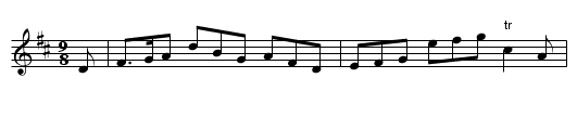 Trifle, The - staff notation