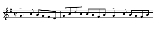 Trim the Velvet - staff notation