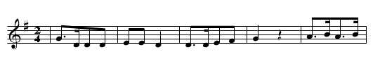 TRINKEN SANG ANAKREON - staff notation