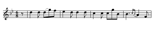 Trio - staff notation