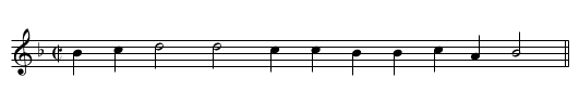 Triory - staff notation