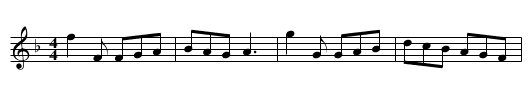 Trip to Bagnio. WCD3/6.033 - staff notation
