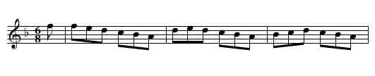 Trip to Cork - staff notation