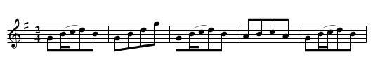 Trip to Coventry, or Peeping Tom - staff notation