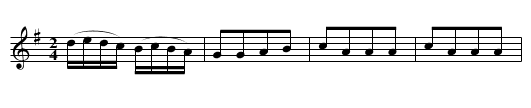 Trip to Dunkirk. JBut.595, A - staff notation