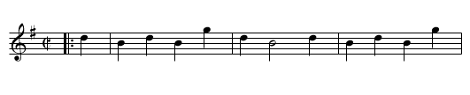 Trip to Glascow. JJo8.116 - staff notation