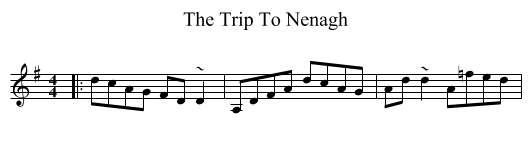 Trip To Nenagh, The  - staff notation