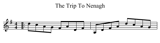 Trip To Nenagh, The  - staff notation