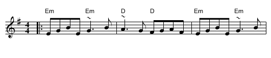 Trip to Pakistan, A - staff notation