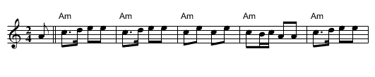 Trip to Paris, a  - staff notation