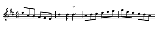 Trip to Quebec, A - staff notation