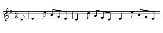 TRIP TO SLIGO, THE - staff notation