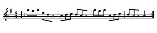 Trip to the Lakes - staff notation