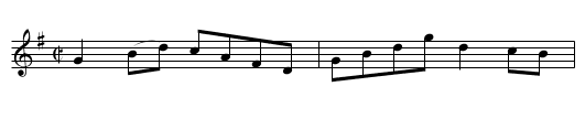 Trip To The Parish. JaW.113 - staff notation