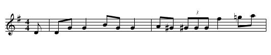 Trip We Took Over the Mountain - staff notation