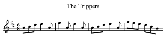 Trippers, The - staff notation