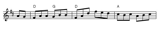 Tripping Up the Stairs=20 - staff notation