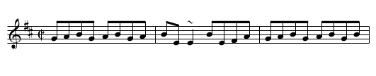 Tripping Up the Stairs - staff notation