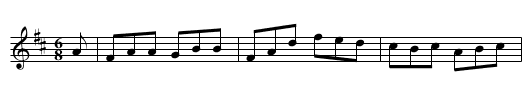 Tripping Up the Stairs - staff notation